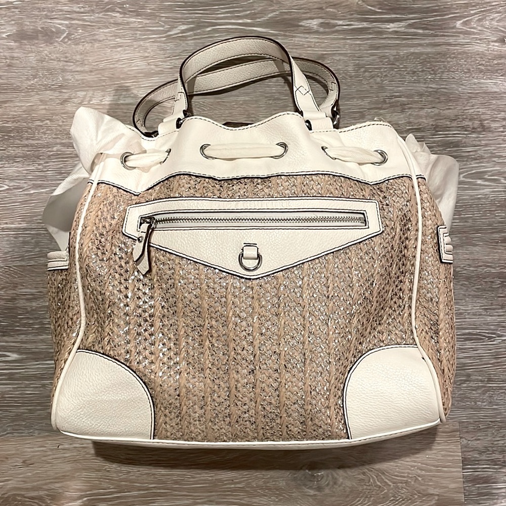 Juicy Couture Wicker Tote Bag